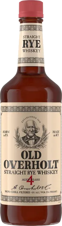 OLD OVERHOLT STRAIGHT RYE WHISKEY