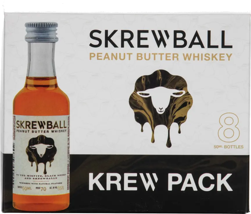 SKREWBALL PEANUT BUTTER MINI 8PK