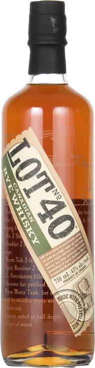 LOT NO 40 CANADIAN RYE WHISKEY
