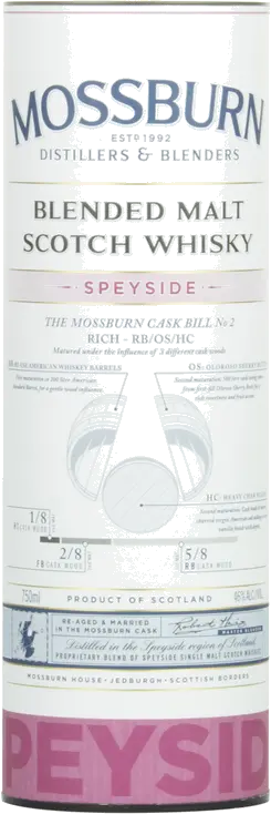 MOSSBURN SPEYSIDE BLENDED MALT SCOTCH