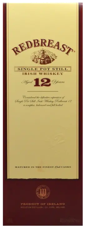 REDBREAST 12YR IRISH WHISKEY
