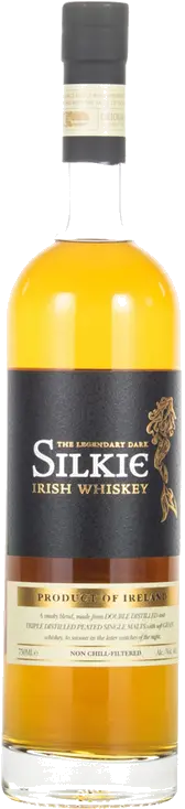 THE LEGENDARY DARK SILKIE IRISH WHISKEY