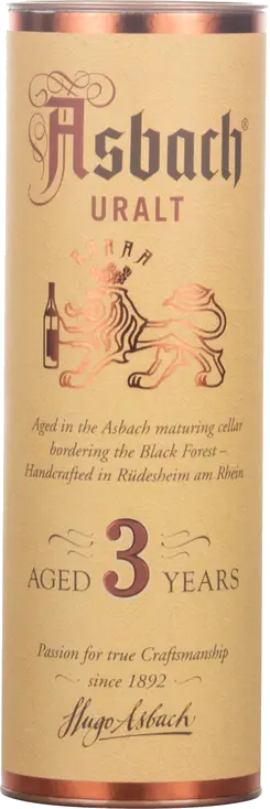 ASBACH URALT 3YR BRANDY GIFT TUBE