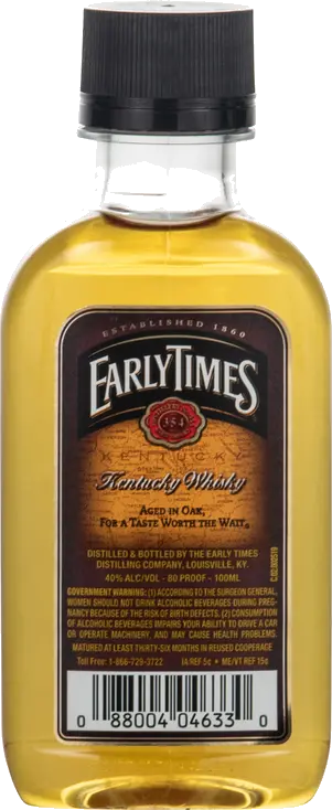 EARLY TIMES STRAIGHT BOURBON PET
