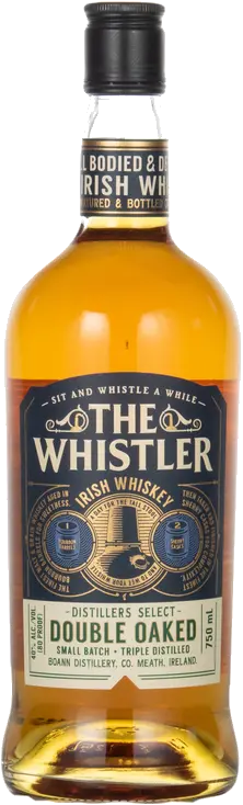 THE WHISTLER DOUBLE OAK IRISH WHISKEY