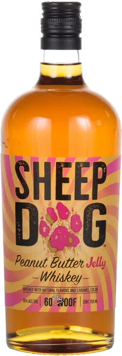 SHEEP DOG PEANUT BUTTER JELLY WHISKEY