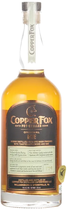 COPPER FOX RYE WHISKEY
