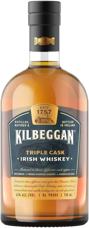 KILBEGGAN TRIPLE CASK IRISH WHISKEY