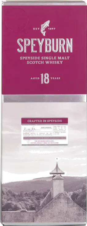 SPEYBURN 18YR SPEYSIDE SNGLE MALT SCOTCH