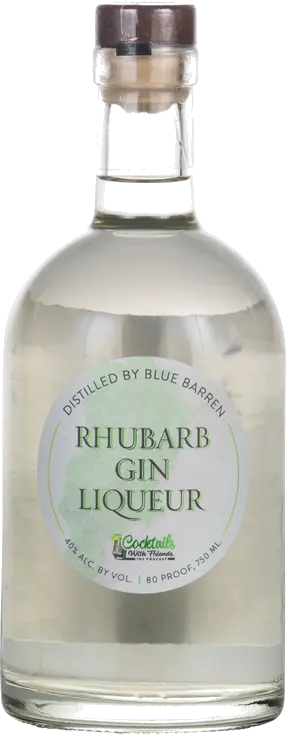 BLUE BARREN RHUBARB GIN LIQUEUR