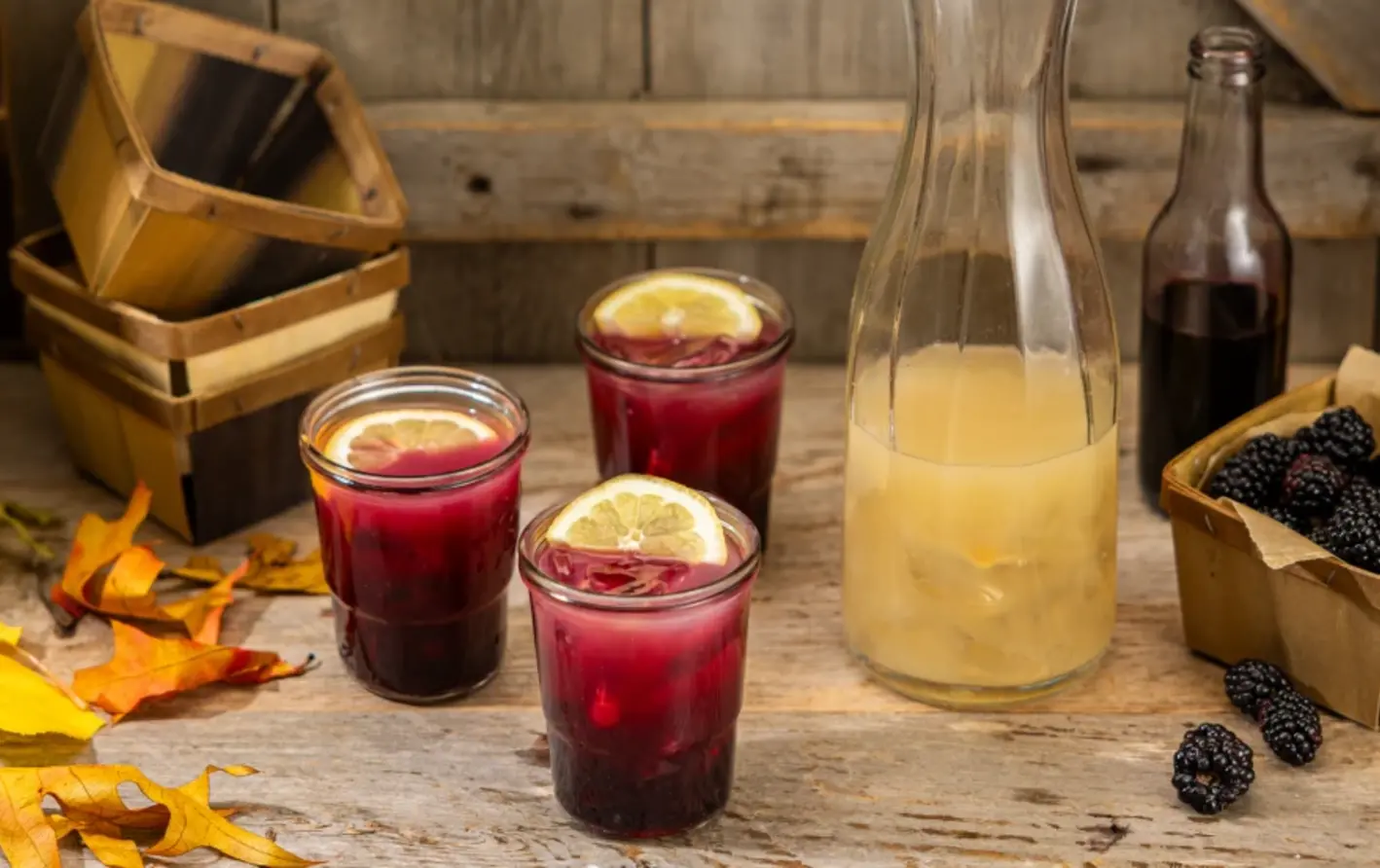 Blackberry Whiskey Lemonade