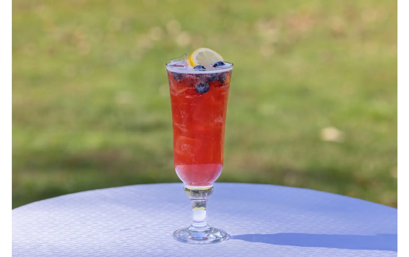 Blueberry lemonade cocktail