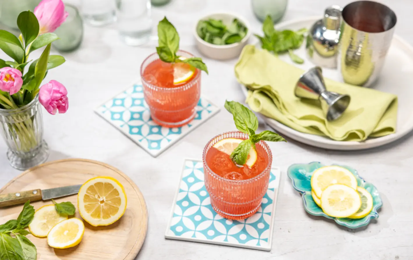 Campari Basil Smash