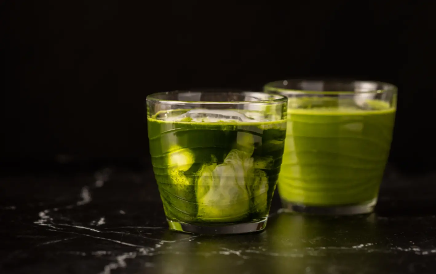 Matcha Vodka Cream cocktail