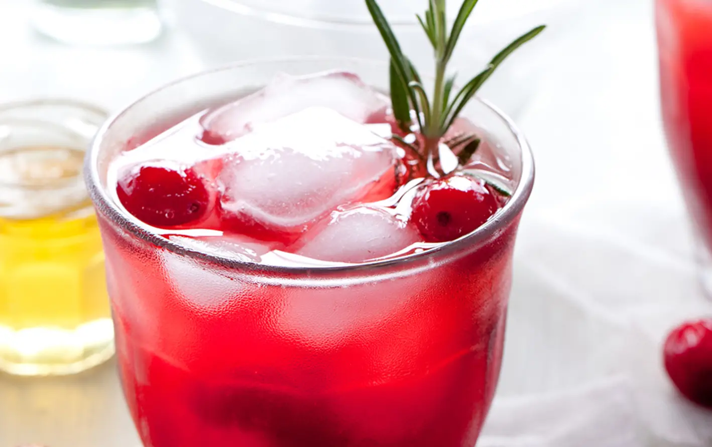 Winter Cranberry Fizz