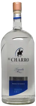 EL CHARRO 100% BLUE AGAVE SILVER TEQUILA