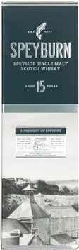 SPEYBURN 15YR SPEYSIDE SNGLE MALT SCOTCH