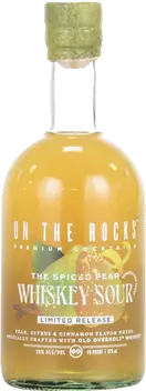 ON THE ROCKS SPICED PEAR WHISKEY SOUR