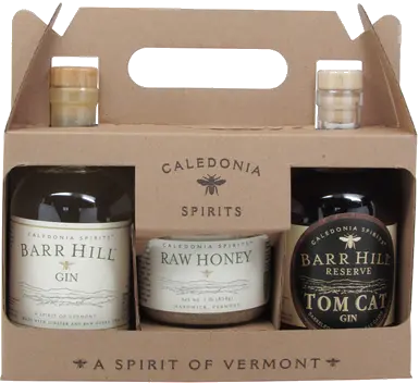 BARR HILL GIN &amp; TOM CAT GIN W/RAW HONEY
